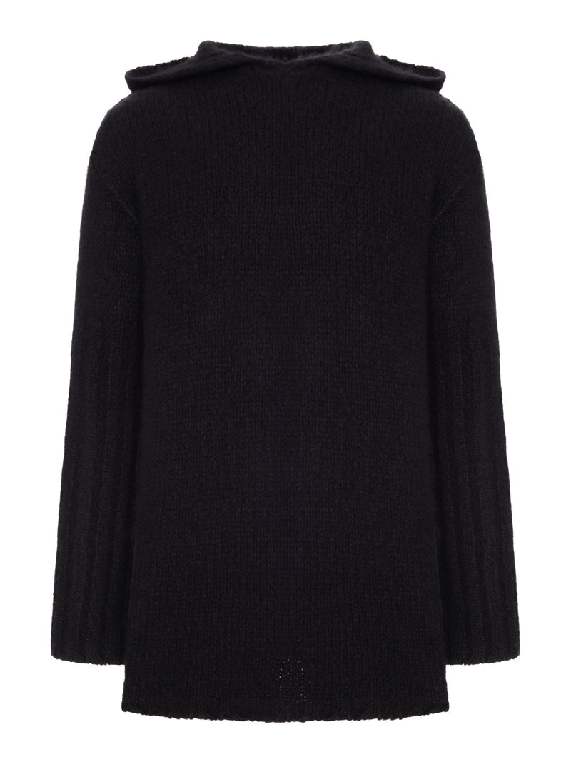 Rick Owens Men Rick Owens Men Oversized Hooded Sweater In Soft Knit RICK OWENS