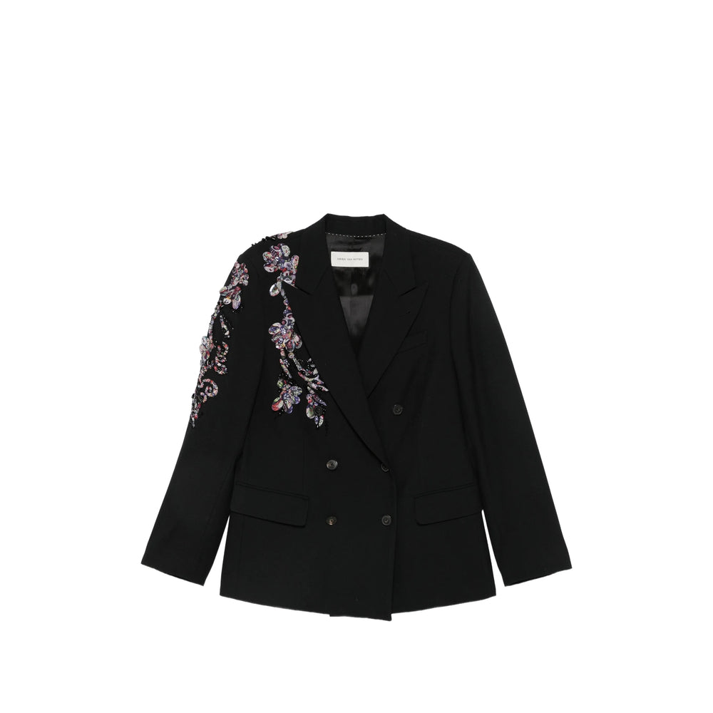 Dries Van Noten Black Jackets - Blazers Women DRIES VAN NOTEN