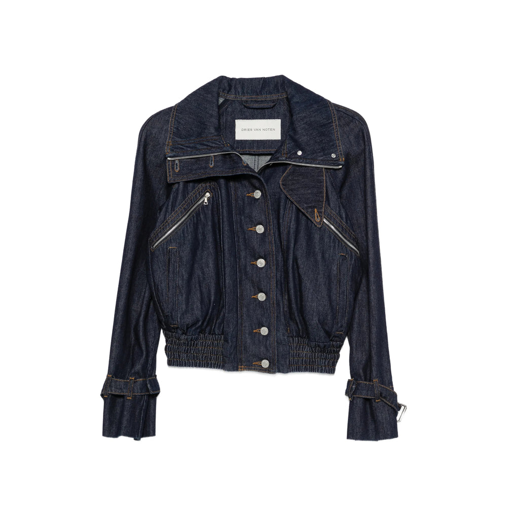 Dries Van Noten Blue Jackets - Denim Jackets Women DRIES VAN NOTEN