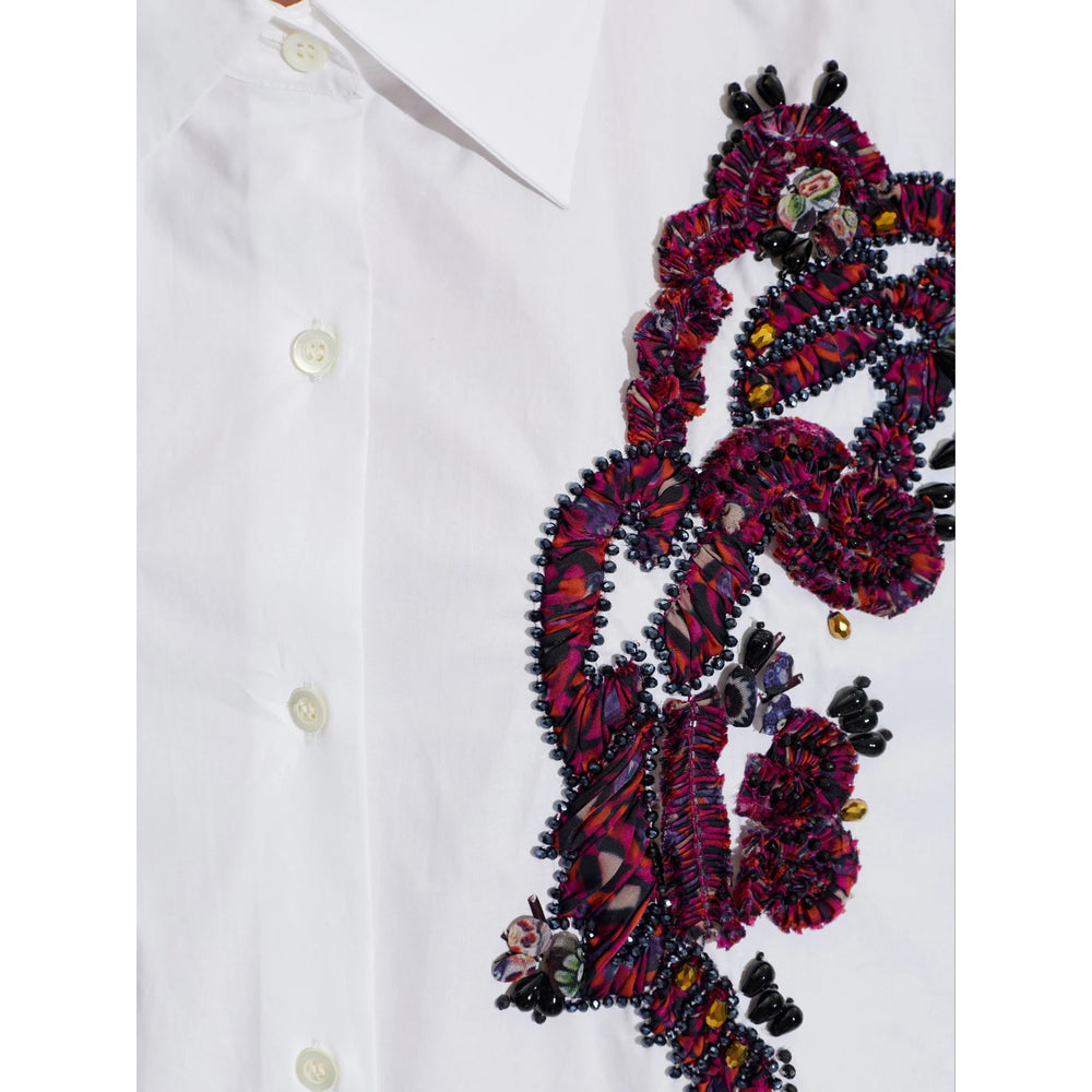 Dries Van Noten White Tops - Shirts Women DRIES VAN NOTEN