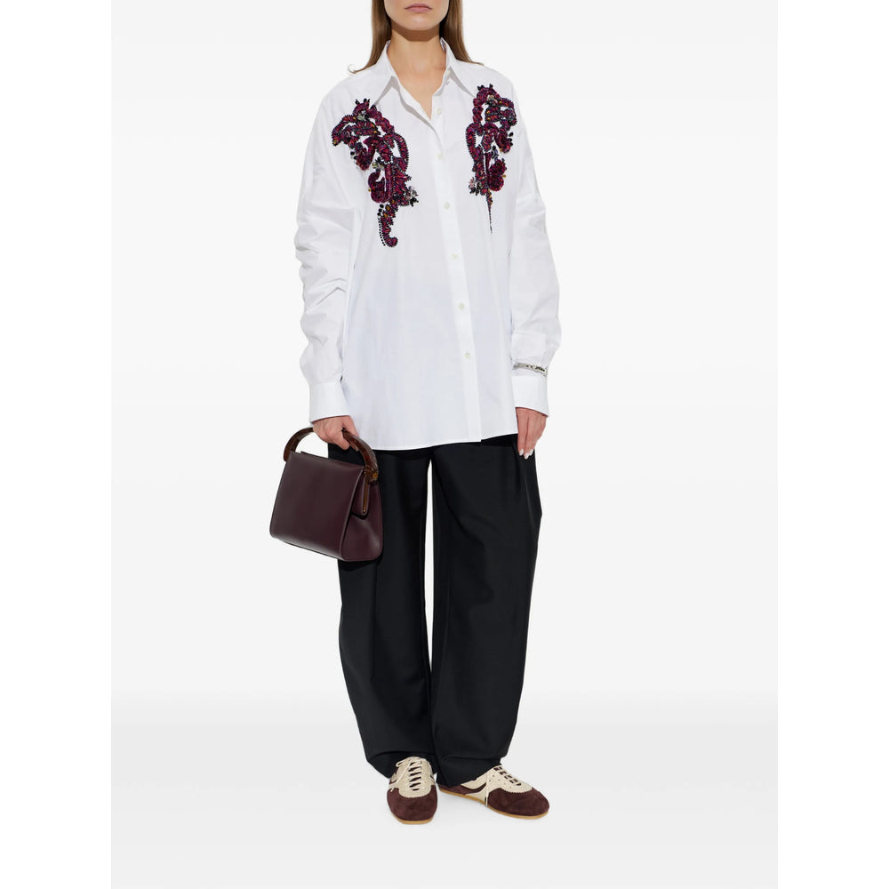 Dries Van Noten White Tops - Shirts Women DRIES VAN NOTEN