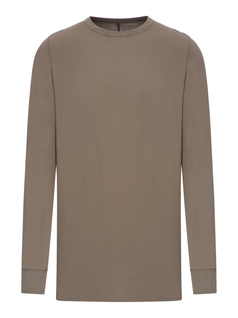 Rick Owens Men Long-Sleeved Cotton Jersey T-Shirt RICK OWENS