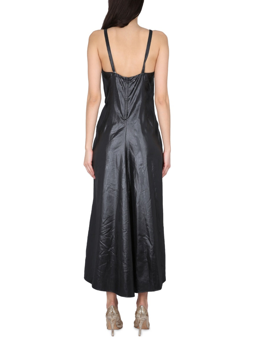 Maison Margiela Women Moiré Polyester Dress MAISON MARGIELA