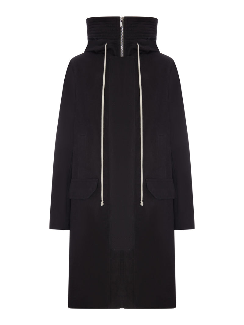 Rick Owens Men Long Cotton Parka With Hood RICK OWENS
