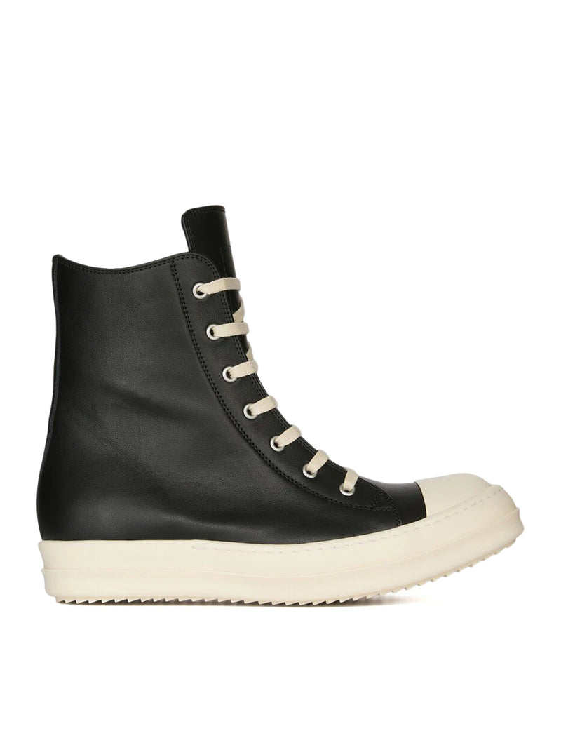 Rick Owens Men High-Top Calfskin Sneakers RICK OWENS