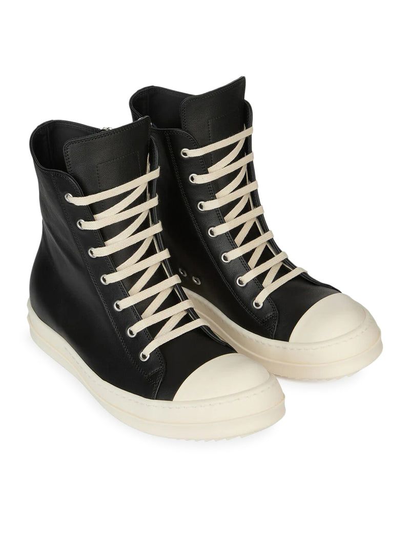 Rick Owens Men High-Top Calfskin Sneakers RICK OWENS