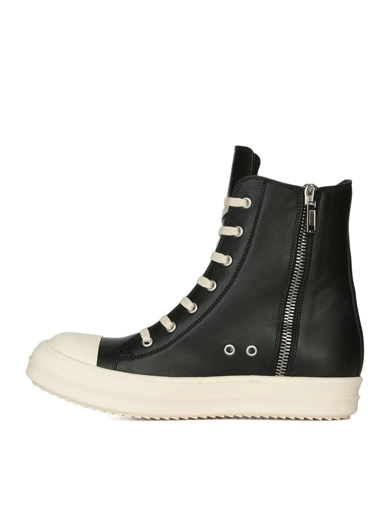 Rick Owens Men High-Top Calfskin Sneakers RICK OWENS