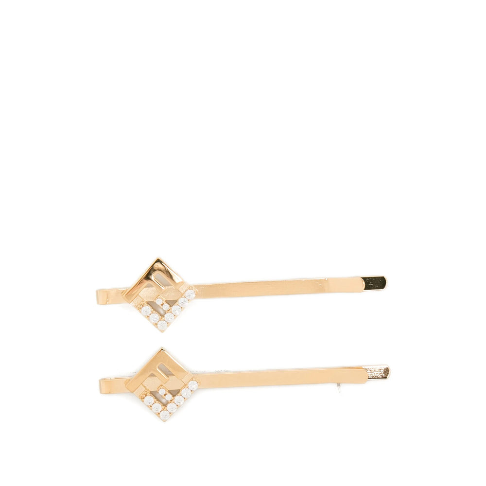 Fendi Gold Hair Accessories Women FENDI