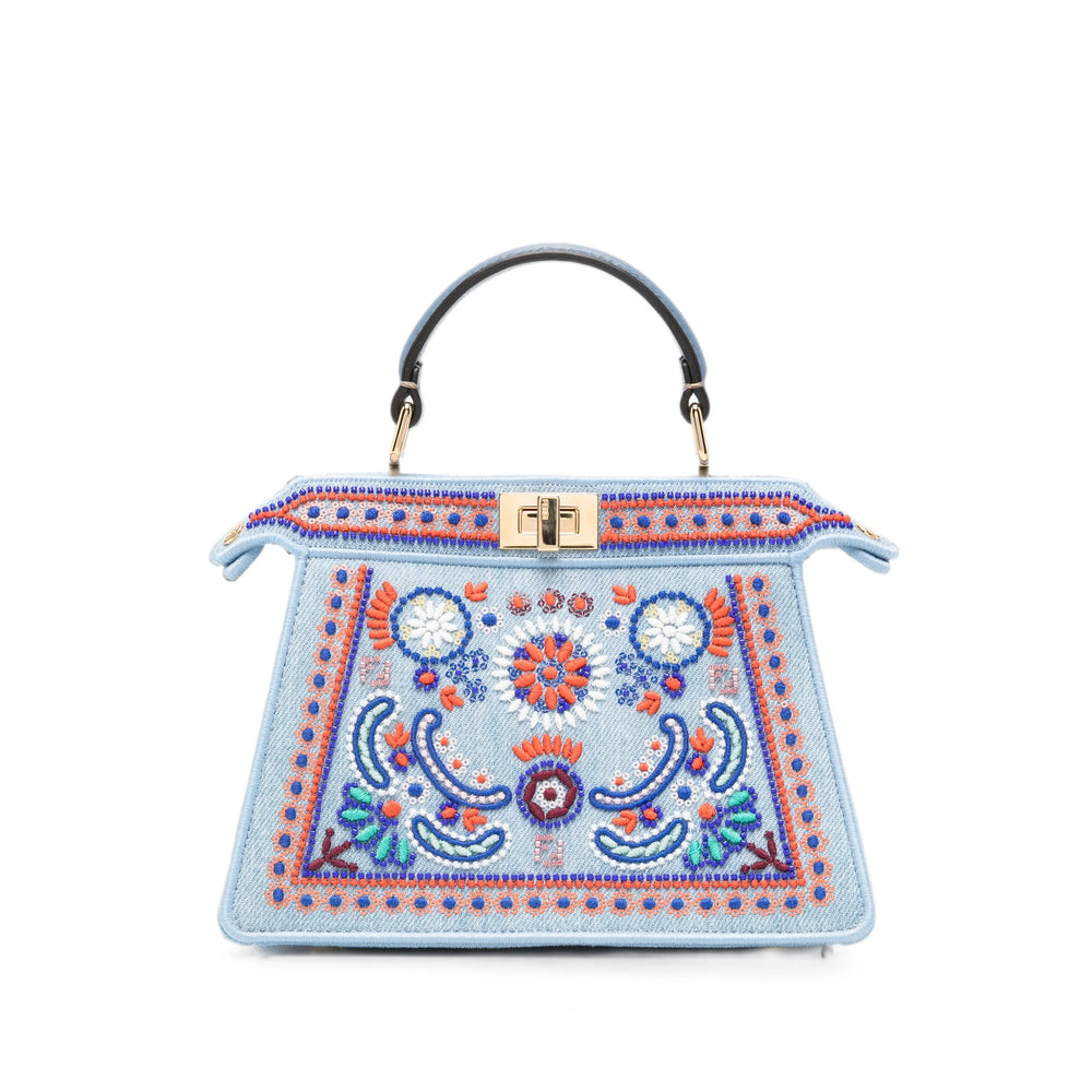 Fendi Blue Tote Bags Women FENDI