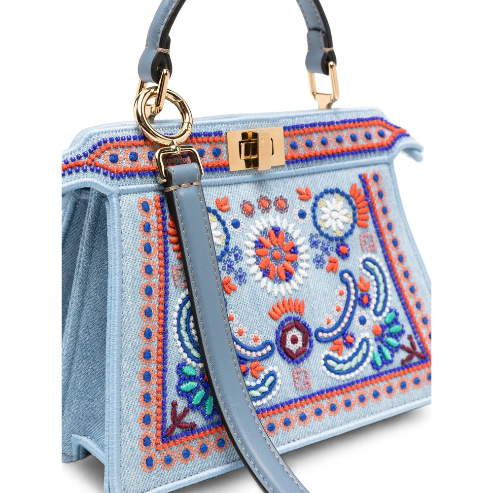 Fendi Blue Tote Bags Women FENDI