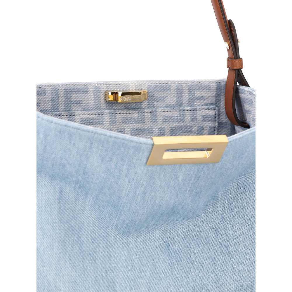 Fendi Blue Shoulder Bags Women FENDI