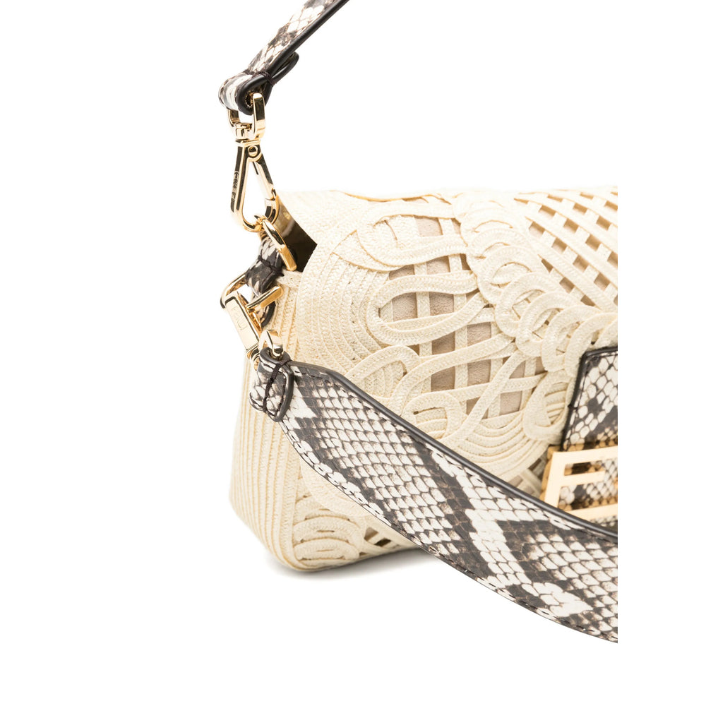 Fendi Neutrals Shoulder Bags Women FENDI