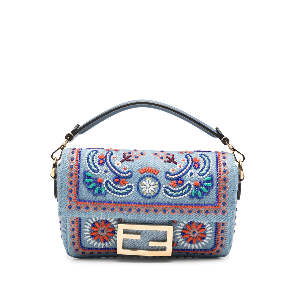 Fendi Blue Shoulder Bags Women FENDI