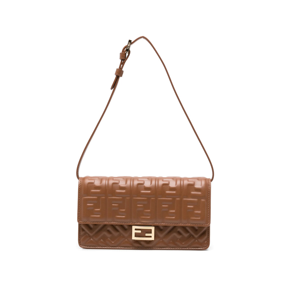 Fendi Brown Shoulder Bags Women FENDI