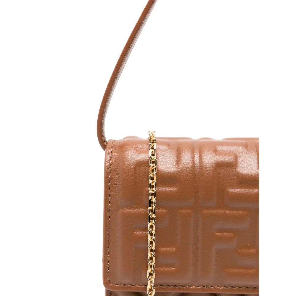 Fendi Brown Shoulder Bags Women FENDI