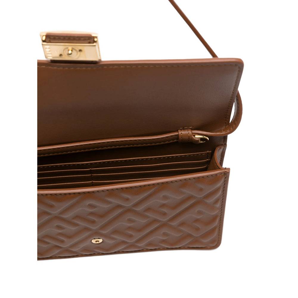 Fendi Brown Shoulder Bags Women FENDI