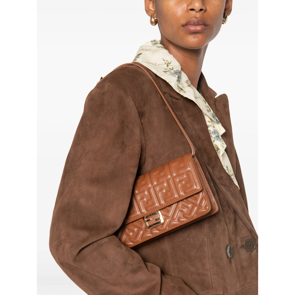 Fendi Brown Shoulder Bags Women FENDI