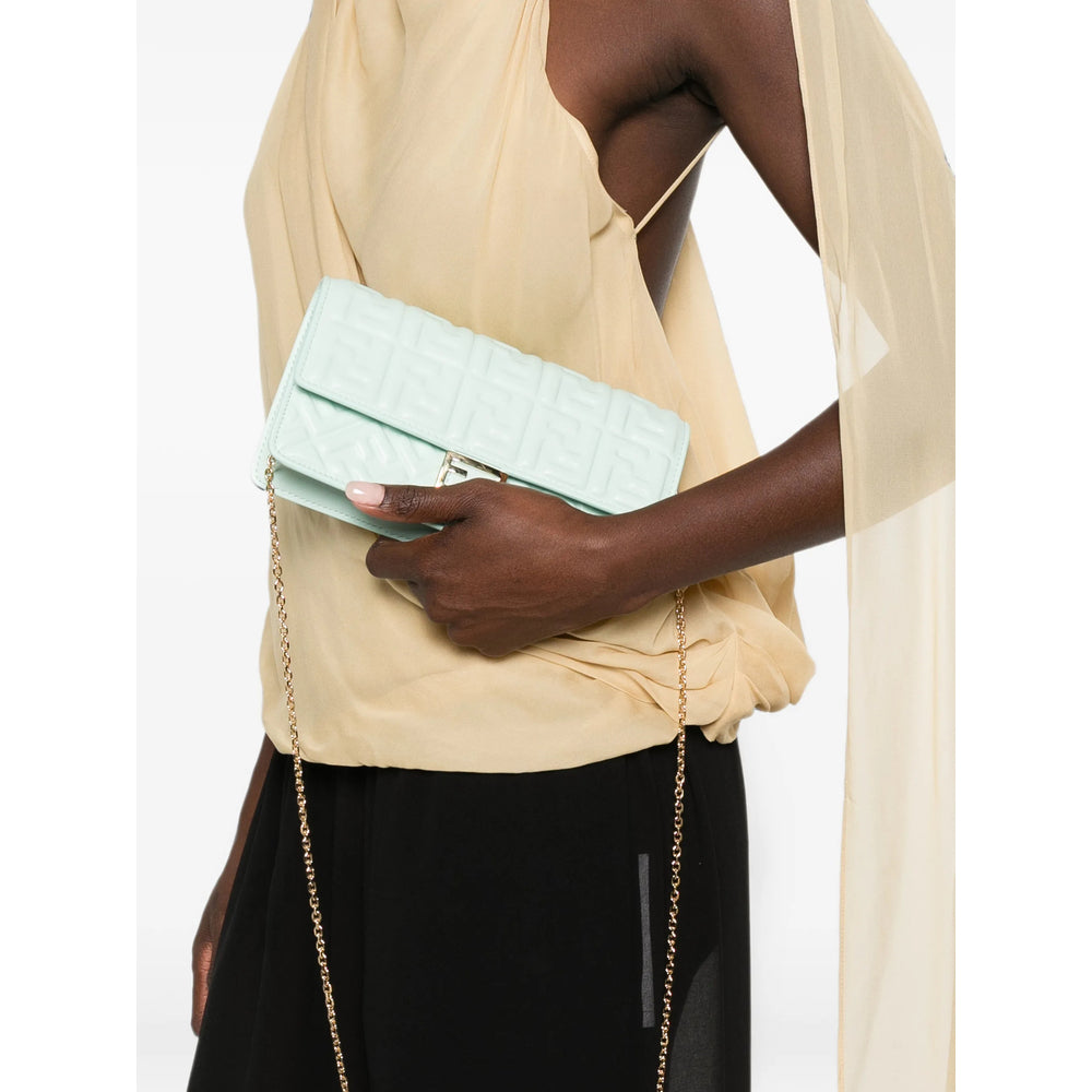 Fendi Green Shoulder Bags Women FENDI