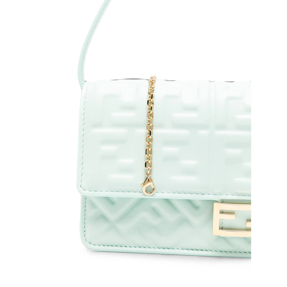 Fendi Green Shoulder Bags Women FENDI