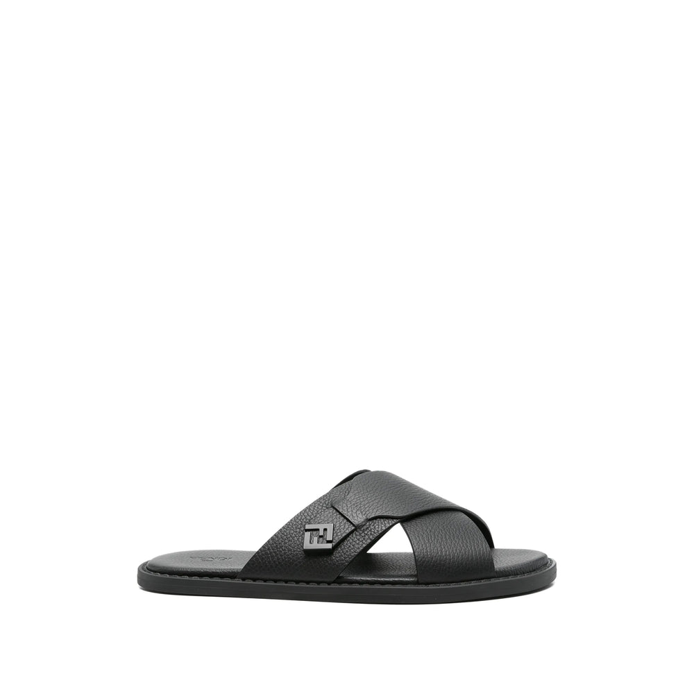 Fendi Black Sandals Men FENDI