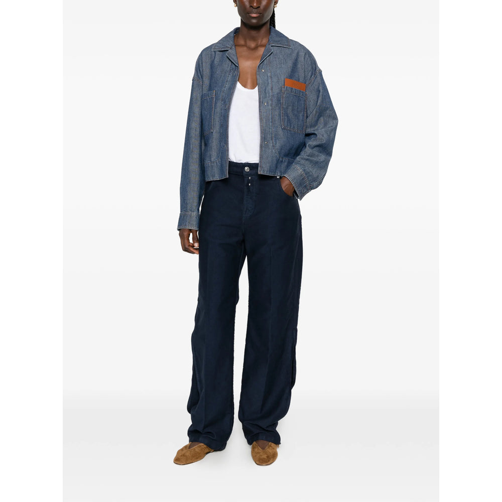 Fendi Blue Jackets - Denim Jackets Women FENDI