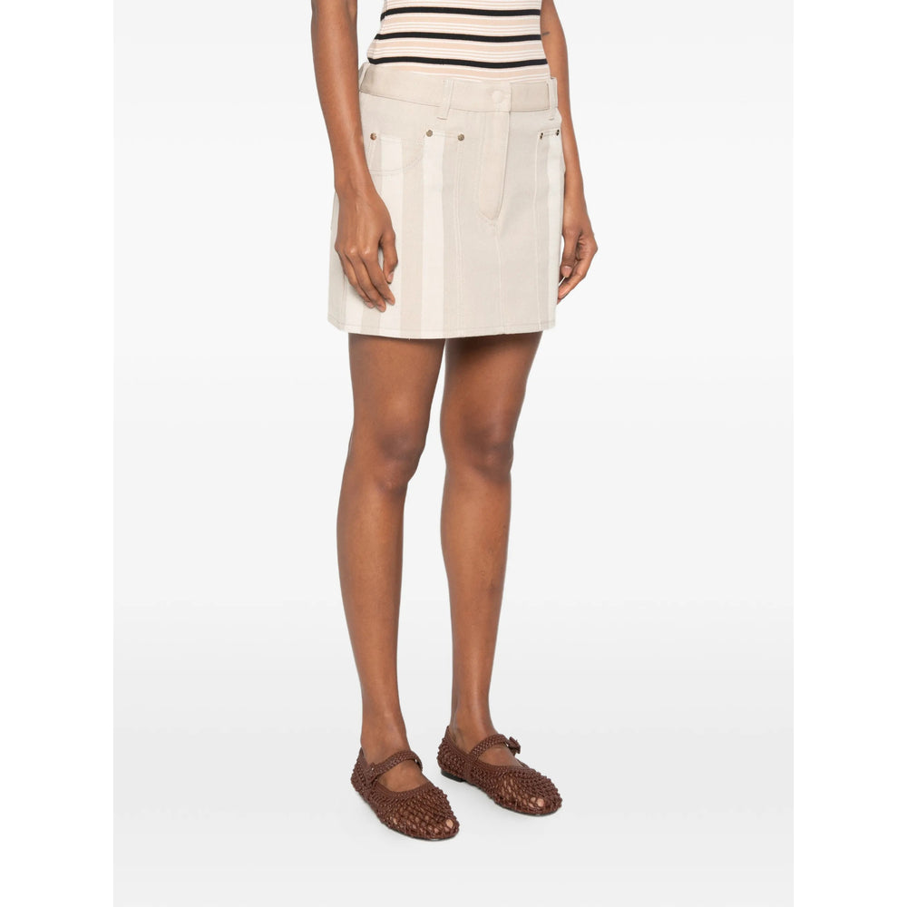 Fendi Neutrals Skirts - Straight Skirts Women FENDI