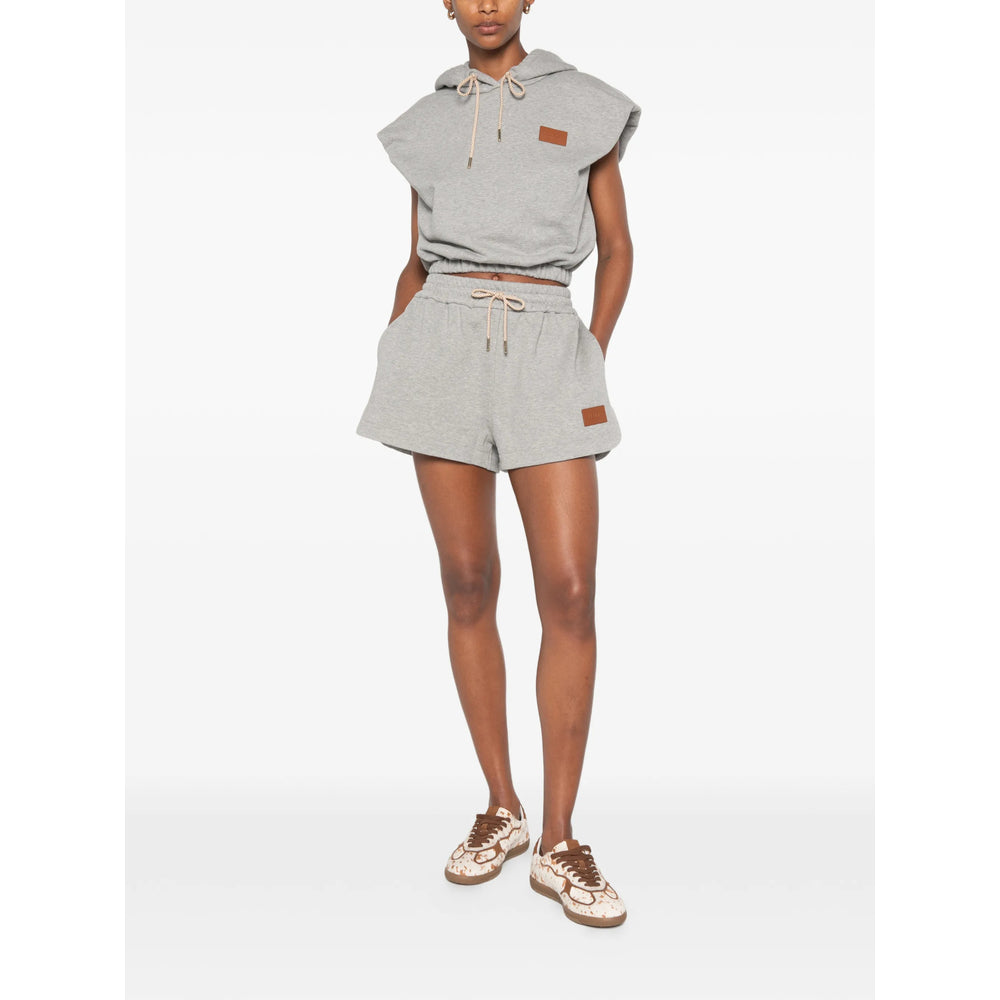 Fendi Grey Shorts - Mini Shorts Women FENDI
