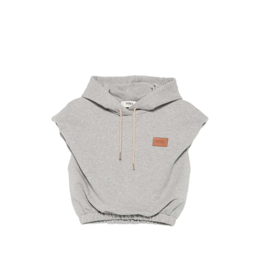 Fendi Grey Tops - Hoodies Women FENDI