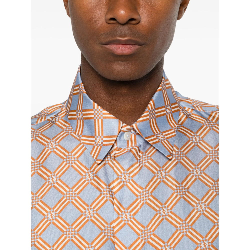 Fendi Blue Shirts Men FENDI