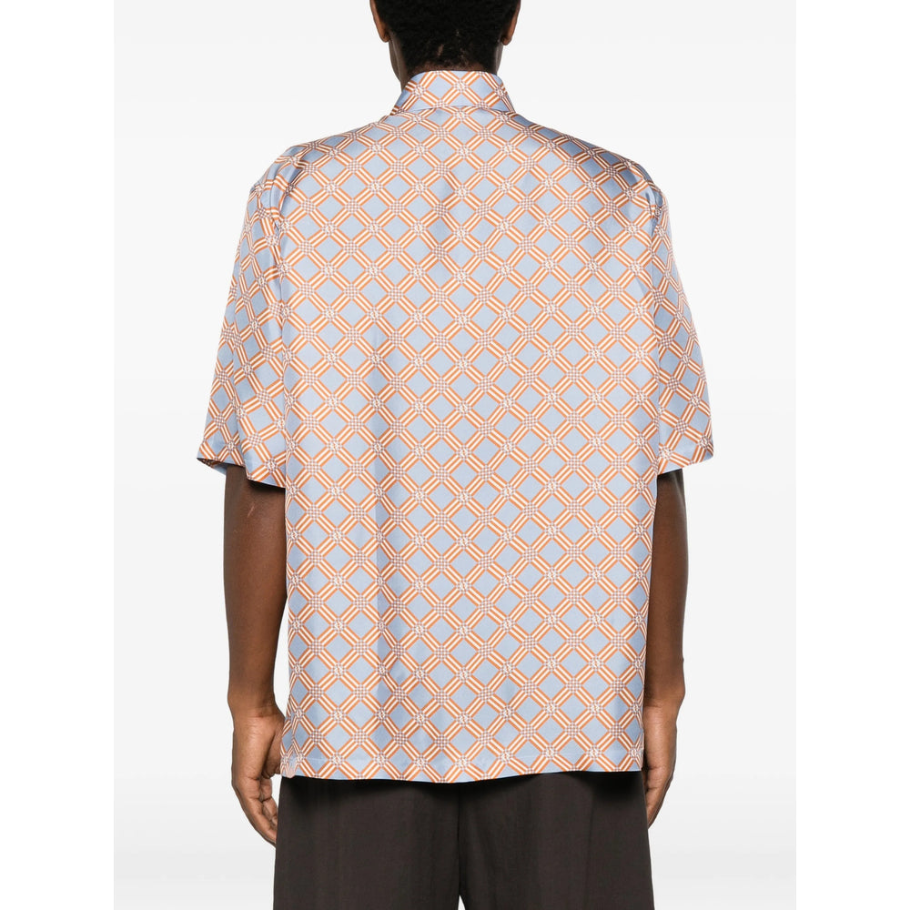 Fendi Blue Shirts Men FENDI