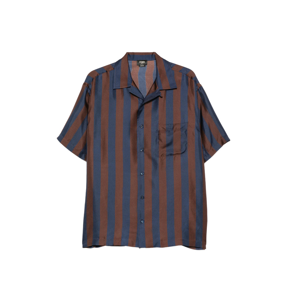 Fendi Blue Shirts Men FENDI