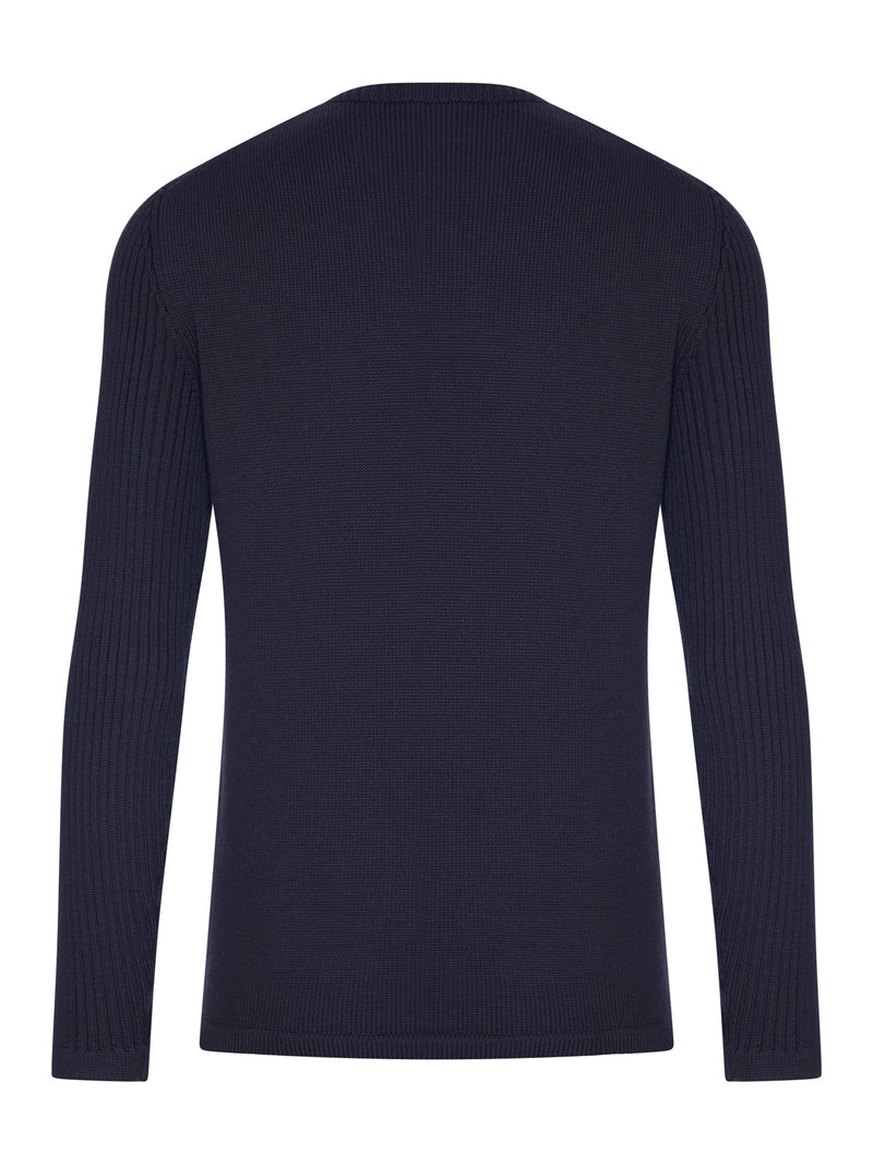 Prada Men Wool Sweater With Re-Nylon Pocket PRADA