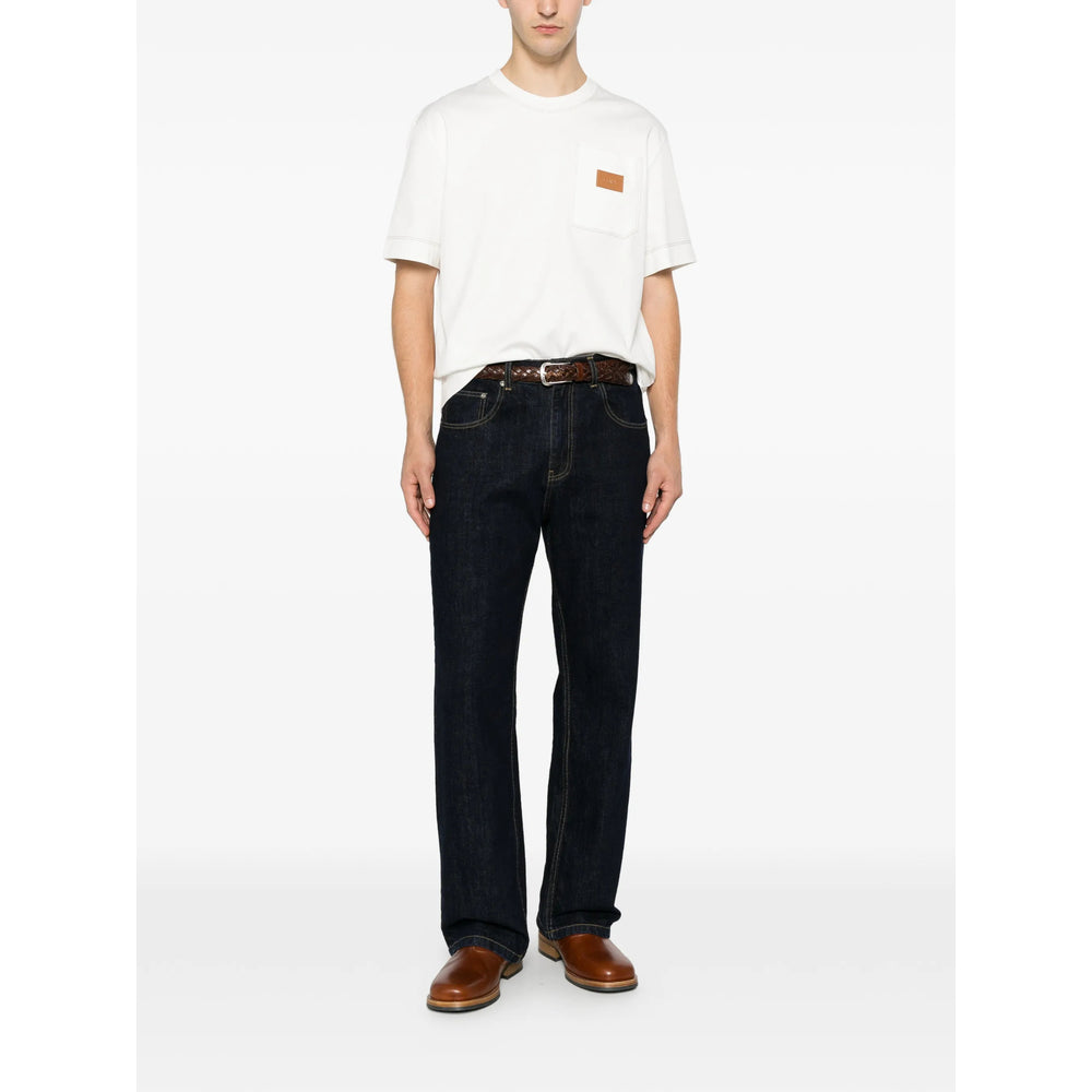 Fendi White T-Shirts & Vests - T-Shirts Men FENDI