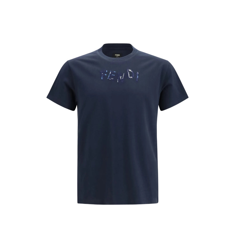 Fendi Blue T-Shirts & Vests - T-Shirts Men FENDI