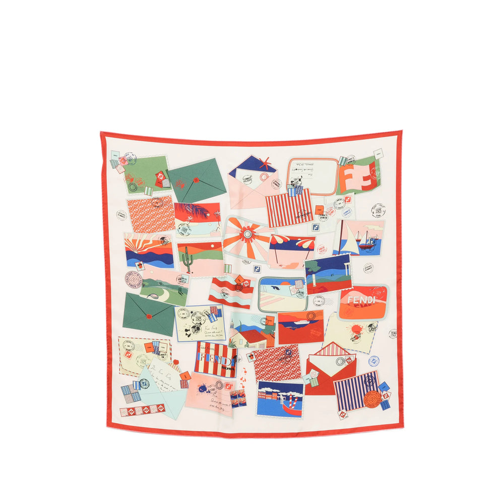 Fendi Neutrals Scarves Women FENDI