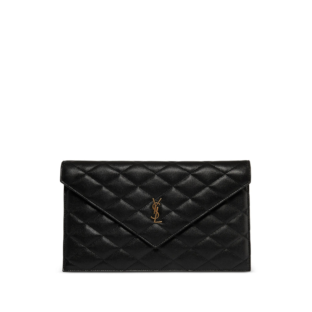 Saint Laurent Black Clutch Bags Women SAINT LAURENT