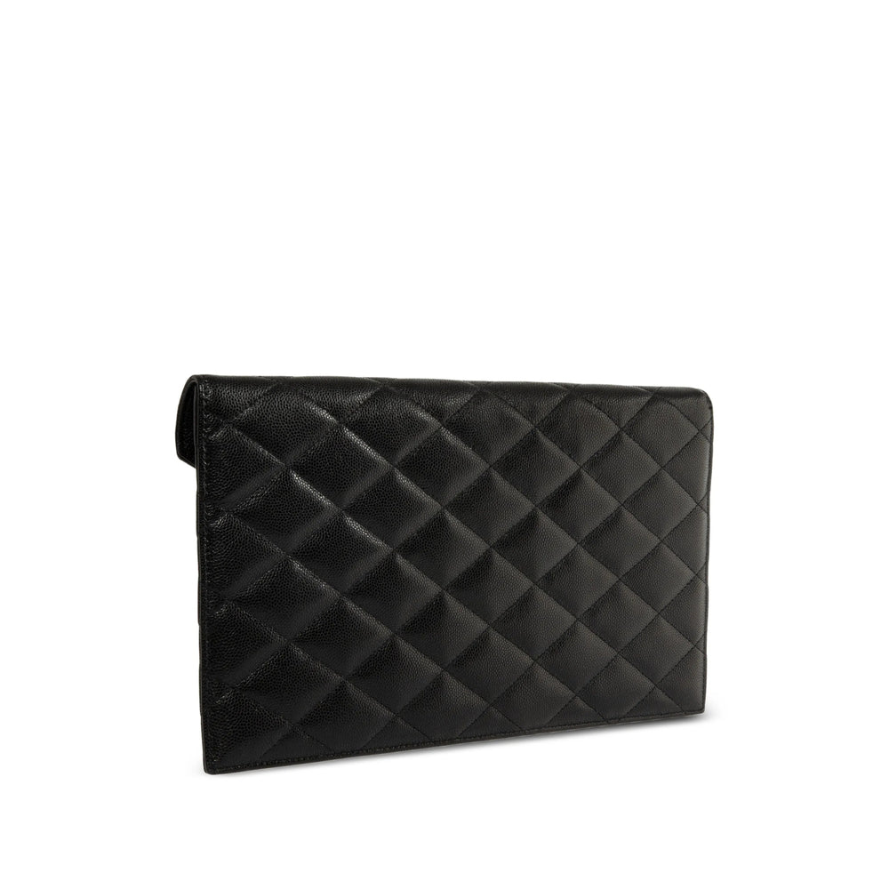 Saint Laurent Black Clutch Bags Women SAINT LAURENT
