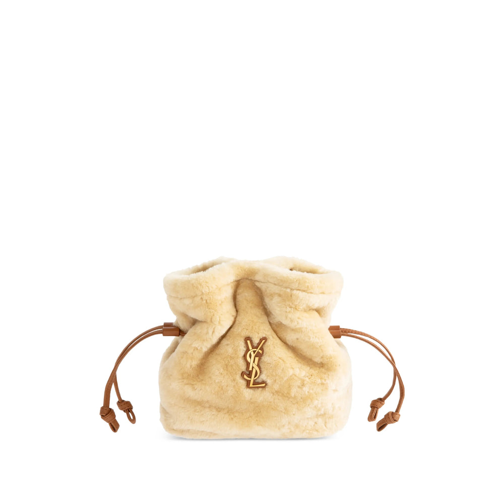 Saint Laurent Neutrals Clutch Bags Women SAINT LAURENT