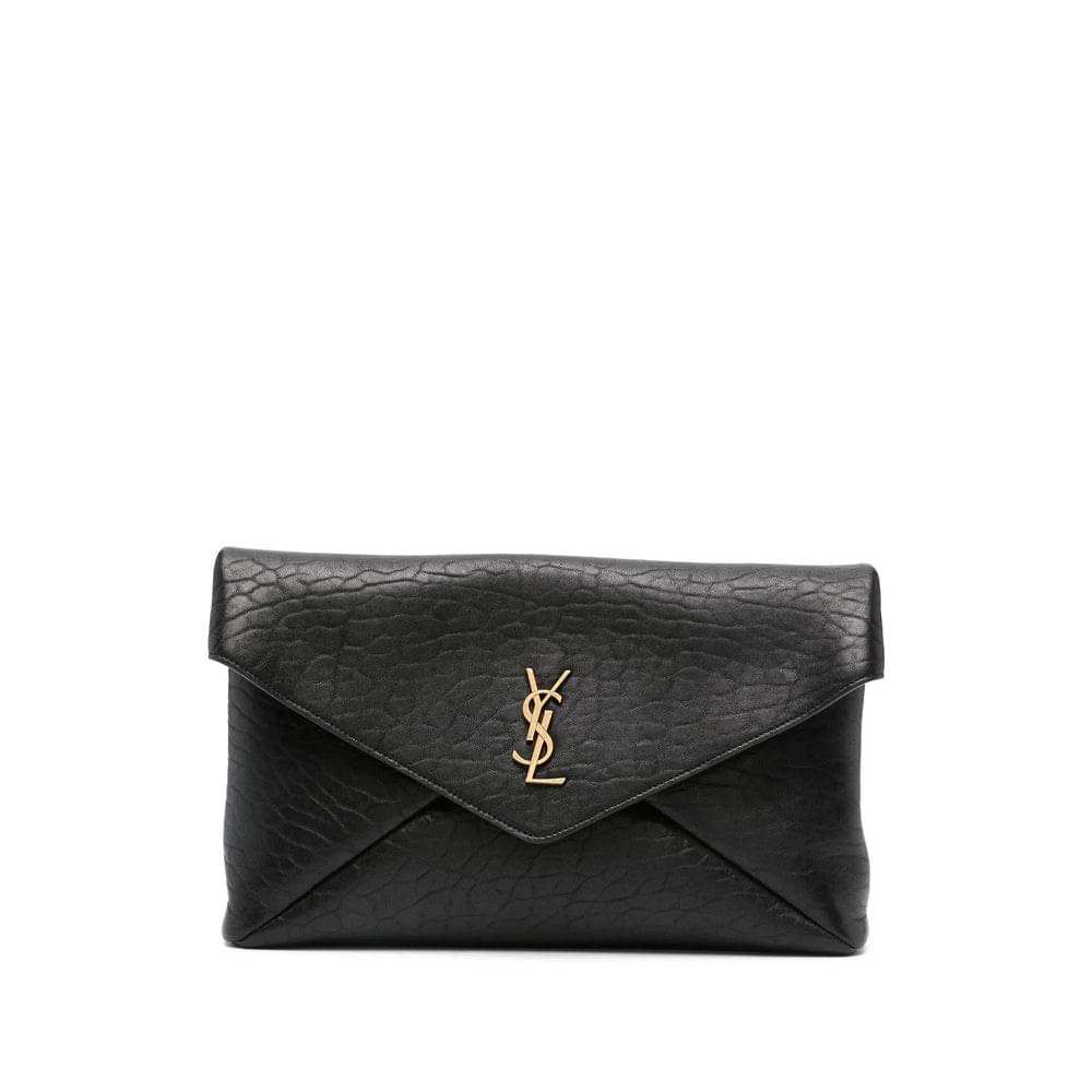 Saint Laurent Black Clutch Bags Women SAINT LAURENT