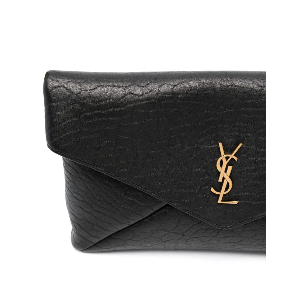 Saint Laurent Black Clutch Bags Women SAINT LAURENT