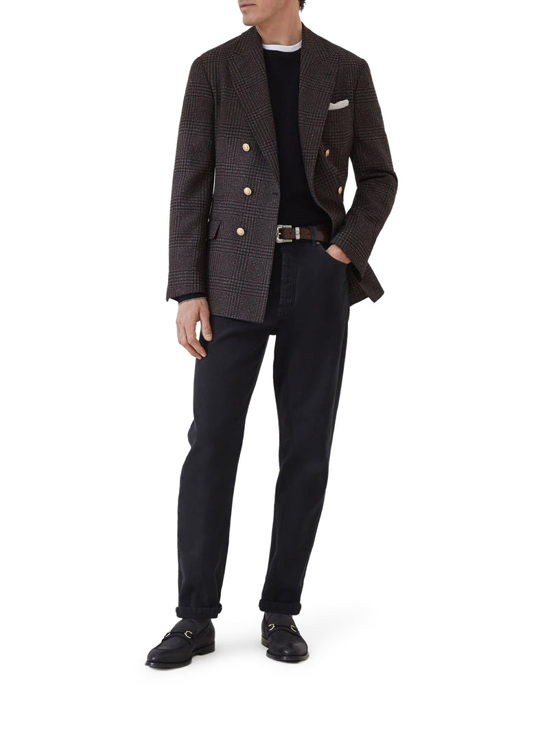 Brunello Cucinelli Men Essential Crew Neck Cashmere Sweater BRUNELLO CUCINELLI