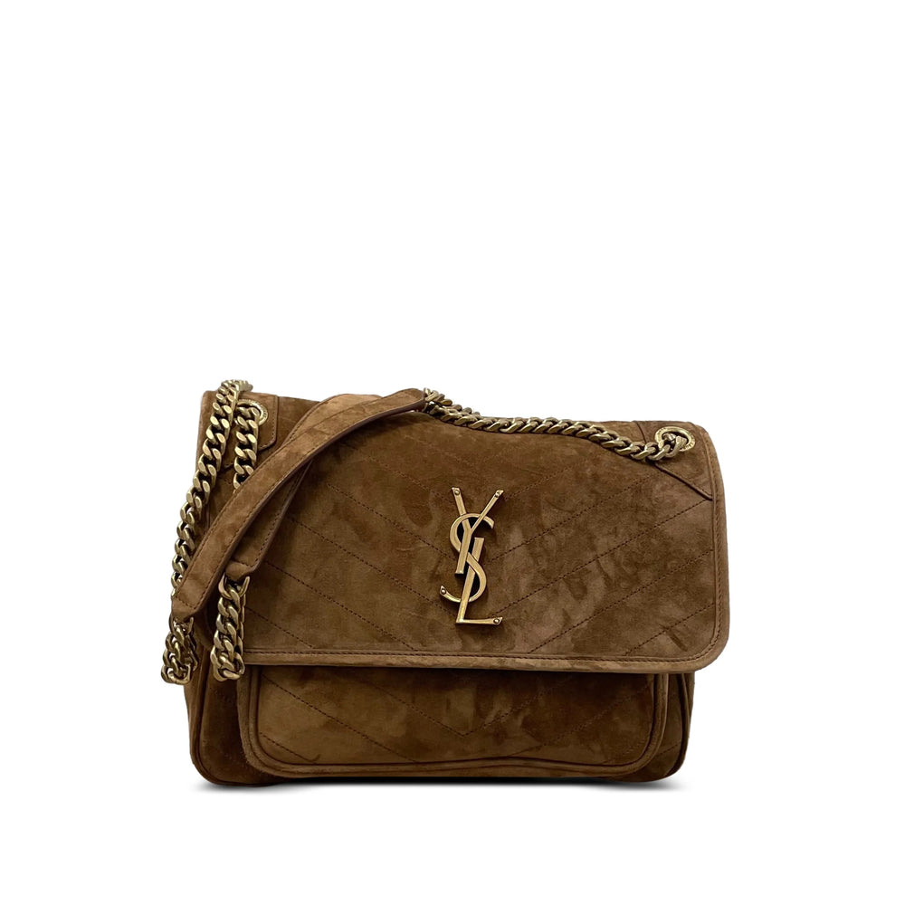 Saint Laurent Brown Shoulder Bags Women SAINT LAURENT