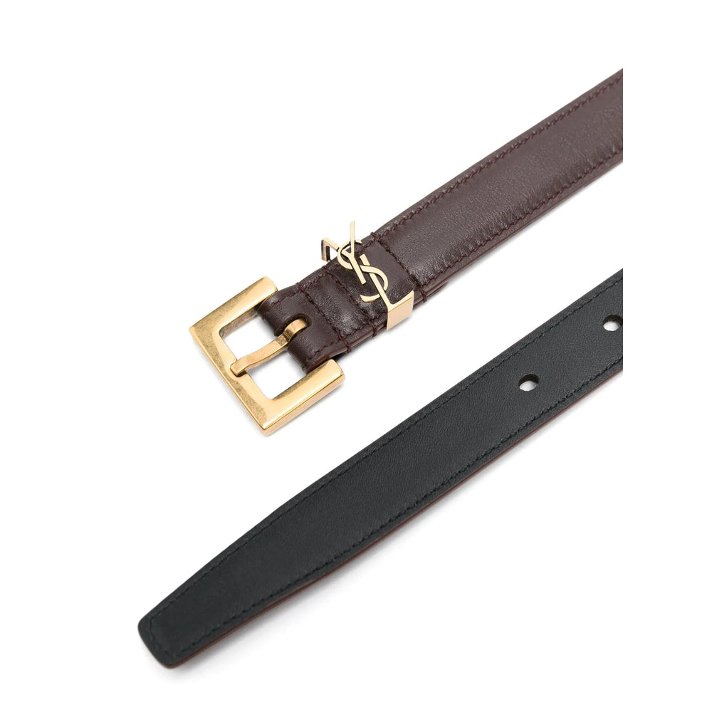 Saint Laurent Brown Belts Women SAINT LAURENT