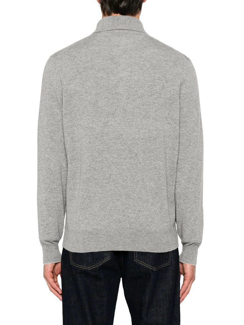 Brunello Cucinelli Men Cashmere Polo Style Sweater BRUNELLO CUCINELLI