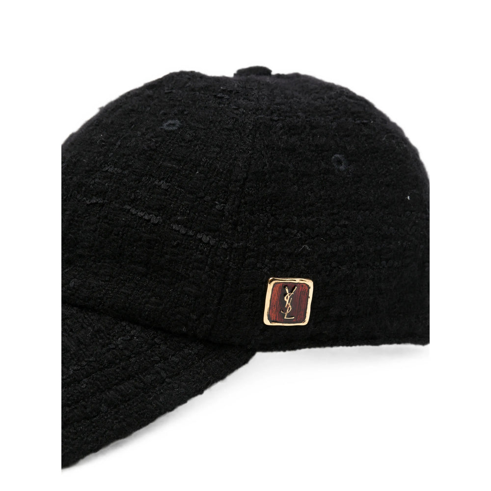 Saint Laurent Black Hats Women SAINT LAURENT