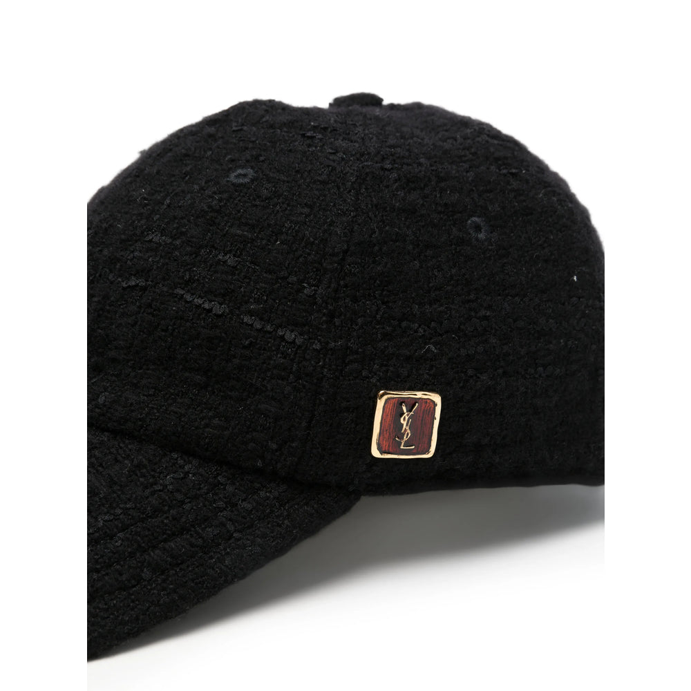Saint Laurent Black Hats Women SAINT LAURENT