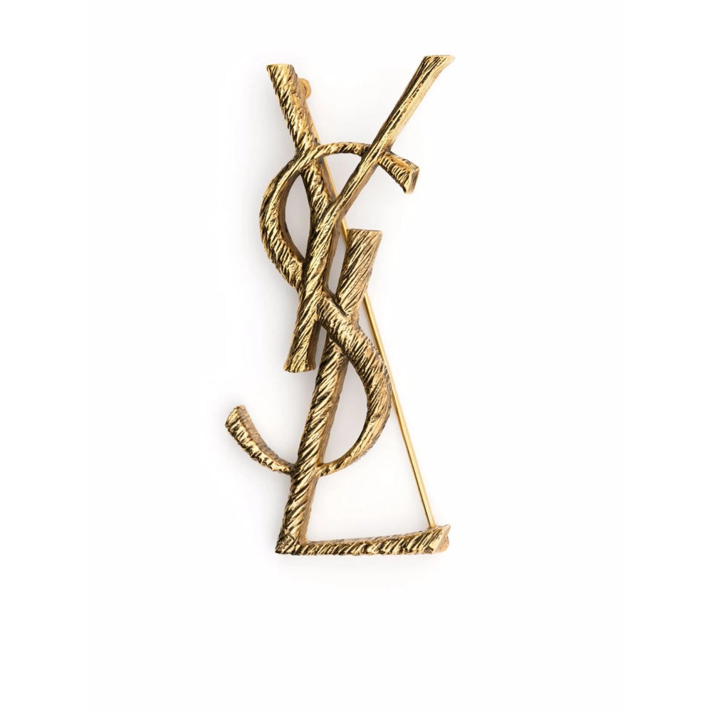 Saint Laurent Gold Brooches & Pins Men SAINT LAURENT