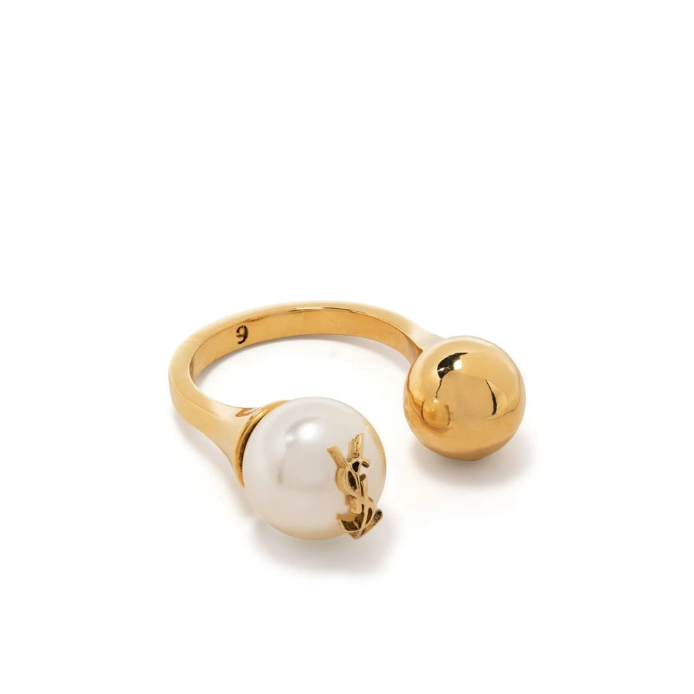 Saint Laurent Gold Rings Women SAINT LAURENT