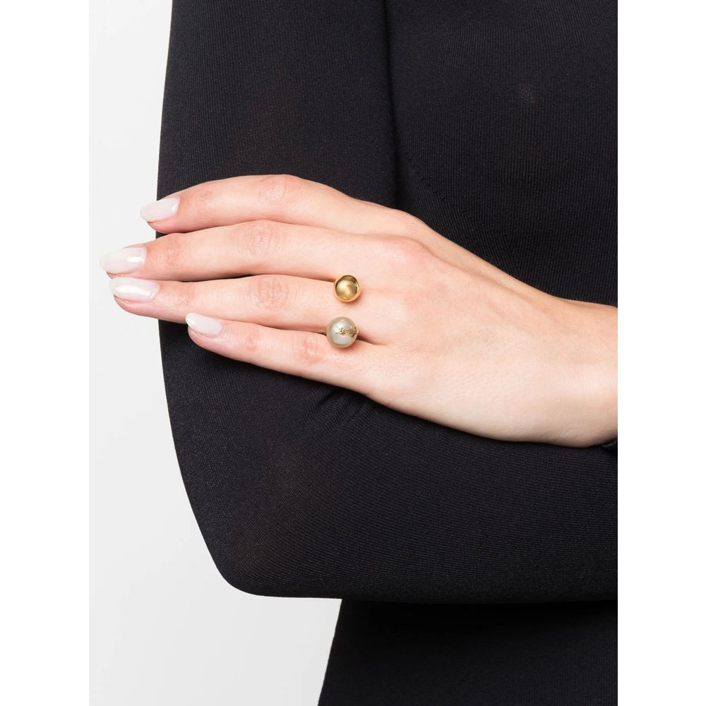 Saint Laurent Gold Rings Women SAINT LAURENT