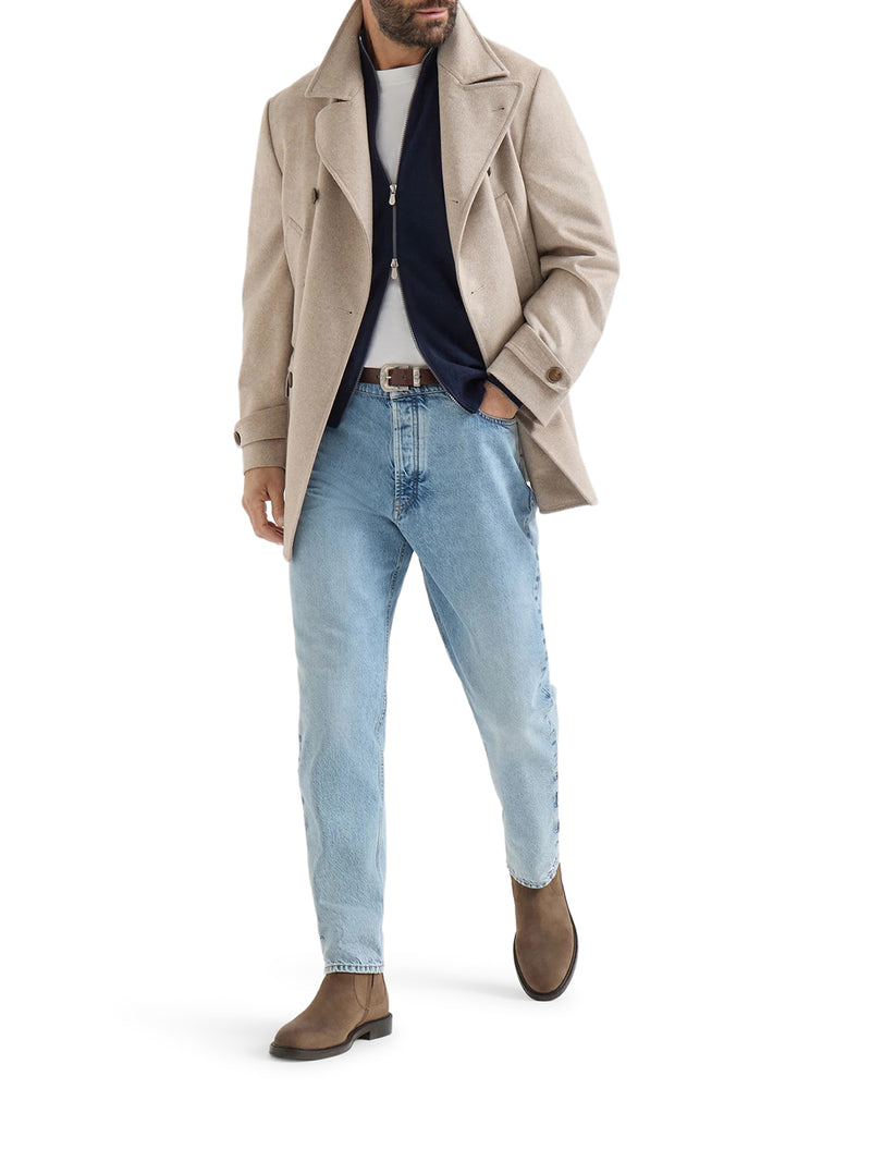 Brunello Cucinelli Men Cashmere Zip-Up Cardigan BRUNELLO CUCINELLI
